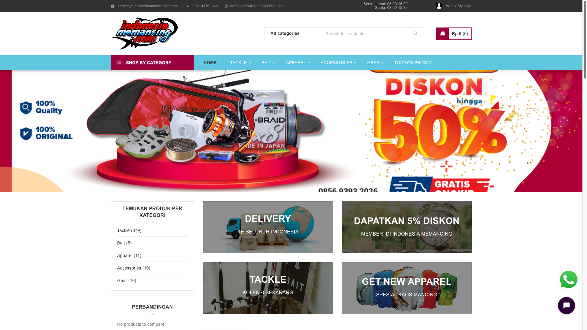 Indonesia Memancing Eccomerce